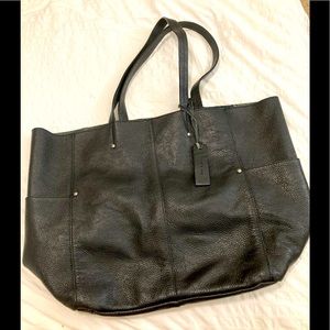 Black American Eagle Genuine Leather Tote